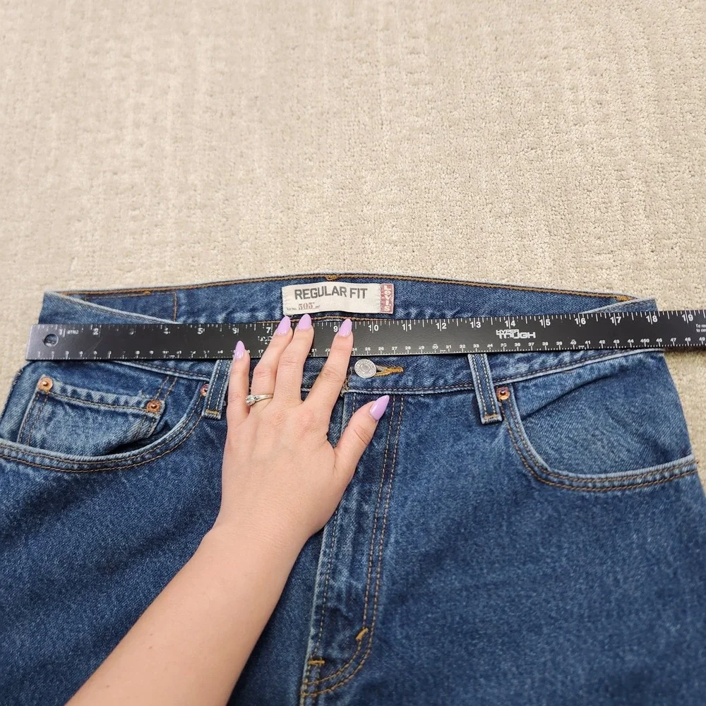 Vintage Levis‎ 505 Jeans Men 36x30 *READ Straight Leg Regular Fit